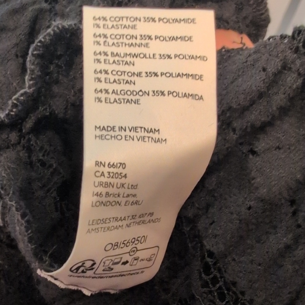 Free People Black Open-Knit Button Cardigan - Picture 9 of 9